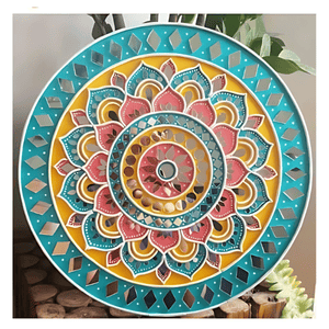 Mirror Work Rangoli
